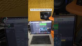 try the vocoder plugin on logic pro 10 [upl. by Necaj]