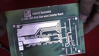 12 Volt 1000 Watt Sine Wave Inverter Board Making PCB Making [upl. by Glynnis154]