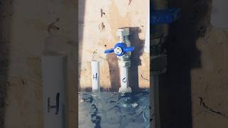 Fitting 2 PLUMBING isolation valves to plastic pipework plumbing asmr howto [upl. by Denton]