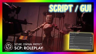 Roblox SCP Roleplay Script  GUI [upl. by Francois66]