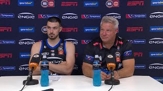 Dean Vickerman and Chris Goulding press conference vs Perth Wildcats  Round 8 NBL25 [upl. by Yelena]