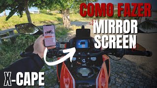 COMO FAZER quotMIRROR SCREENquot NA MOTO MORINI ENG SUB [upl. by Lounge]