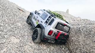 Beast RC Scale 18 Rock Crawler Traction Hobby Tank 300 SUV Off Road [upl. by Eseuqram681]