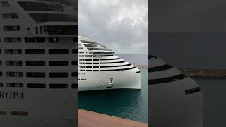 MSC WORLD EUROPA🌊 luxurycruise cruiseship cruise europe travel [upl. by Alag]