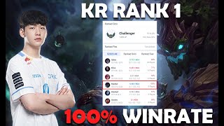 How does Koreas Rank 1 have a 100 WINRATE on Maokai Jungle [upl. by Hy]