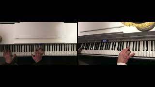 Air on the gString  Bach Duett Orgel amp Klavier 4K Piano amp Organ Roland HP603 [upl. by Latonia]