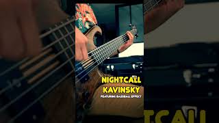 Nightcall  Kavinsky thefrenchybassplayer bass kavinsky nightcall luthman [upl. by Kohn]