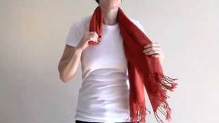 Figure Eight Knot Scarf Tutorial [upl. by Hofstetter]