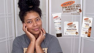 Palmers NEW Coconut Oil Formula Facial Collection 🥥  Review  Demo [upl. by Sixel]