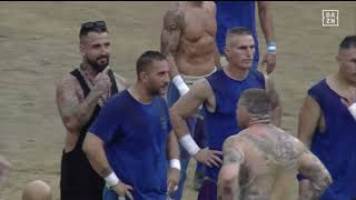 Calcio Storico Fiorentino  2023 10 Giugno Bianchi vs Azzurri prima semifinale [upl. by Bobseine]