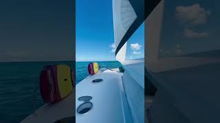 Gorgeous day for sailing in the Caribbean caribbean catamaran [upl. by Nihhi]