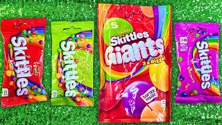 Satisfying Video  ASMR Sweet Lollipop Skittles  ASMR Unpacking Candy [upl. by Phyllys]