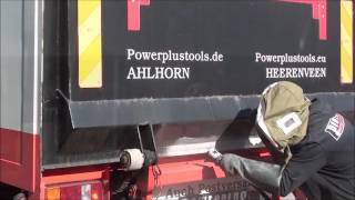 Rost entfernen am LKW mit Aluminium Silikat amp Strahlkessel  Sandstrahlen mit Korund Powerplustools [upl. by Kay34]