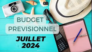 Budget du mois de Juillet 2024 enveloppesbudget cashstuffing budget [upl. by Kiley379]