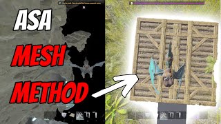 How To MESH in ARK ASCENDED ASA Any Cave in 2 Sec Survivetheark FIX This Wildcard [upl. by Ford]