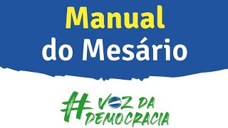 Manual do Mesário 2024 [upl. by Maxia]