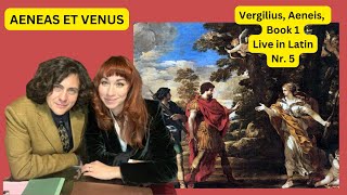 Lets read the Aeneid Nr 5  Live in Latin Aeneas et Venus [upl. by Ratcliffe]