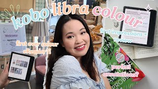 the first EVER color eReader  Kobo Libra Colour Review [upl. by Atnoed906]