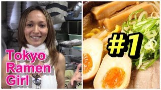 Best ramen in Japantokyo ramen girl Ep1 [upl. by Aramoiz]