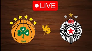 🔴 Live Panathinaikos vs Partizan  Live Play By Play Scoreboard [upl. by Fredi]