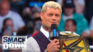 Cody Rhodes Randy Orton Kevin Owens Speak Out  WWE SmackDown Highlights 7524  WWE on USA [upl. by Anemolif]