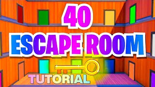 40 ESCAPE ROOM EASY amp HARD LEVELS TUTORIAL [upl. by Trik]