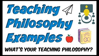 Teaching Philosophy Examples [upl. by Anya]