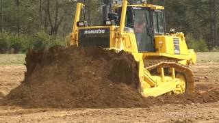 Komatsu D155AX7 crawl dozer with sigma blade [upl. by Nylaehs]