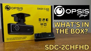 OPSIS FHD Dash Camera by Stinger  Unboxing  SDC2CHFHD [upl. by Jacoba]