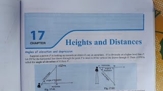 HEIGHTS AND DISTANCES CLASS 10 ICSE CHAPTER 17 EXPERCISE 17 QNO 710 [upl. by Etnemelc]