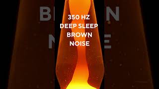 Deep Sleep Brown Noise  350 Hz  For a better sleep brownnoisesleep brownnoise 350hz relaxing [upl. by Amada]