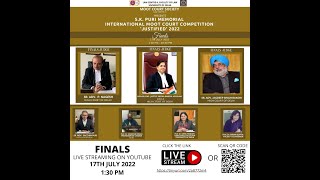 Finals  SK Puri Memorial International Moot Court JUSTIFIED 2022 [upl. by Darrill]