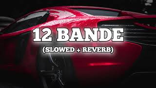 12 BANDE😎 SLOWED  REVERB SONGHOW TO MANY 12 BANDE👿 SLOWED  REVERB [upl. by Conant]