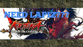 Kritika The White Knights  How to GET LAPIZ [upl. by Attolrac]