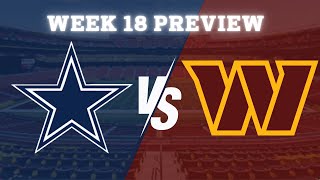 Dallas Cowboys Week 18 Preview  Dallas Cowboys vs Washington Commanders  Plus the Pro Bowlers [upl. by Thomson]