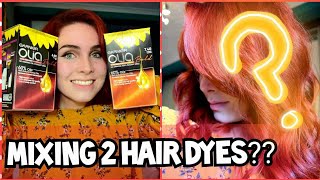 Dying my Hair Intense Red amp Copper  Garnier Olia [upl. by Yordan]