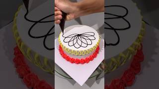 shorts Chocolate cake decorating tips cake chocolate tips [upl. by Oznole]