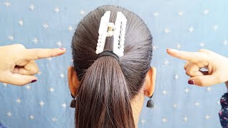 Authentic 😯🤔 Juda Hairstyle For Women Hair  Bun Hair Style Girl Simple amp Easy  Hairstyles Girls [upl. by Nicodemus369]