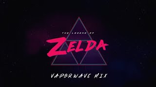 Legend of Zelda  VaporwaveSynthwave Ultimate Mix  Z E L D A W A V E [upl. by Leunamnauj]