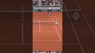 Novak Djokovic Paris Oympics Perfect Shot [upl. by Ressan]