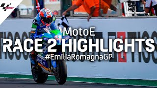 MotoE Race 2 Highlights  2020 EmiliaRomagnaGP [upl. by Jb]