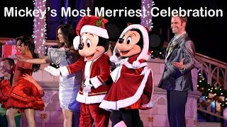 New Mickeys Most Merriest Celebration 4K MultiCamera  Mickeys Very Merry Christmas Party [upl. by Belshin]