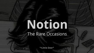 Notion  The Rare Occasions  Sub español  lyrics [upl. by Ennavoj]