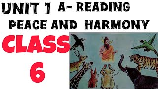 6 Class English SSC Unit 1 A Reading Peace and Harmony  AudioTextbook shubisEnglishzone9075 [upl. by Elizabeth143]