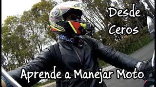 Aprende a Manejar una Moto Desde Cero [upl. by Airogerg]