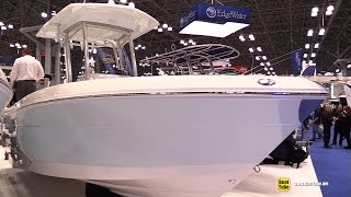 2015 Robalo R242 Center Console Fishing Boat  Walkaround  2015 New York Boat Show [upl. by Oibaf615]