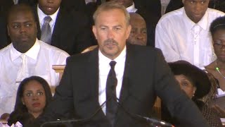 Kevin Costner on Why He Initially Didnt Want to Speak at Whitney Houstons Funeral [upl. by Rehpretsirhc]