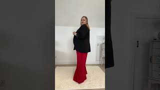 Wide leg trousers  Plus size outfit inspiration [upl. by Stoecker]