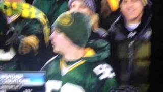 Greenbay Packers fan dancing [upl. by Etnuhs4]