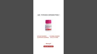 Thyroid tablet  thyroxin drug  medicine pharmacy pharmacist pharmacology anatomy gk neet [upl. by Laurence]